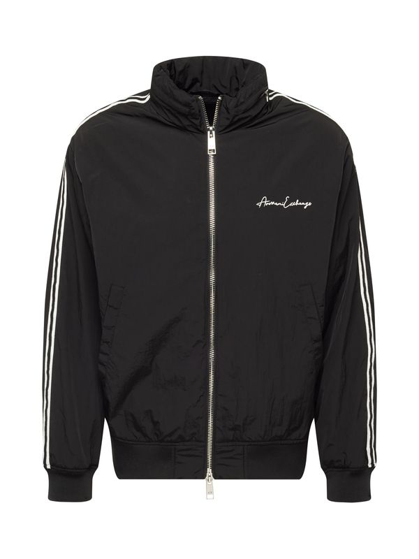 ARMANI EXCHANGE ARMANI EXCHANGE Prijelazna jakna  crna / bijela