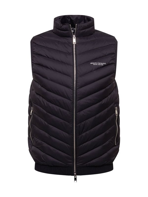ARMANI EXCHANGE ARMANI EXCHANGE Prsluk  crna / bijela