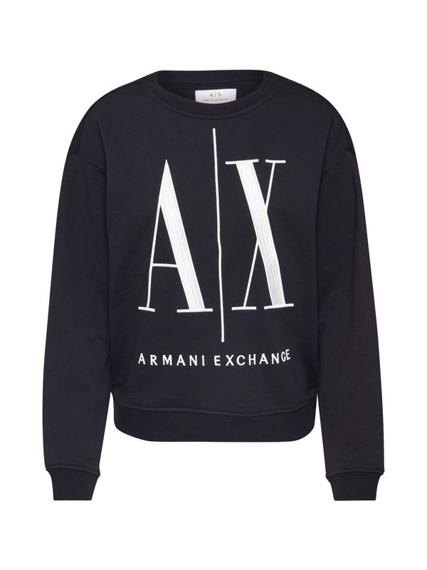 ARMANI EXCHANGE ARMANI EXCHANGE Sweater majica '8NYM02'  crna