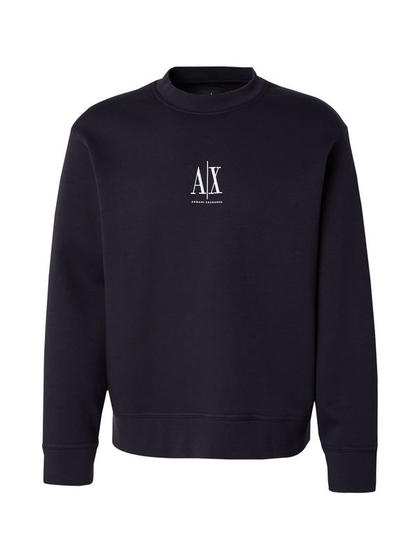 ARMANI EXCHANGE ARMANI EXCHANGE Sweater majica  mornarsko plava / bijela