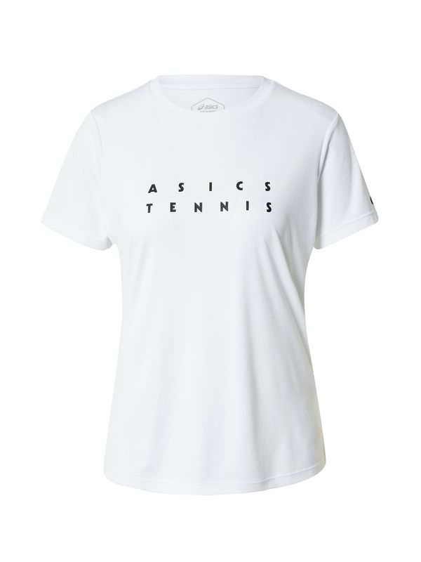 ASICS ASICS Tehnička sportska majica 'COURT'  crna / bijela