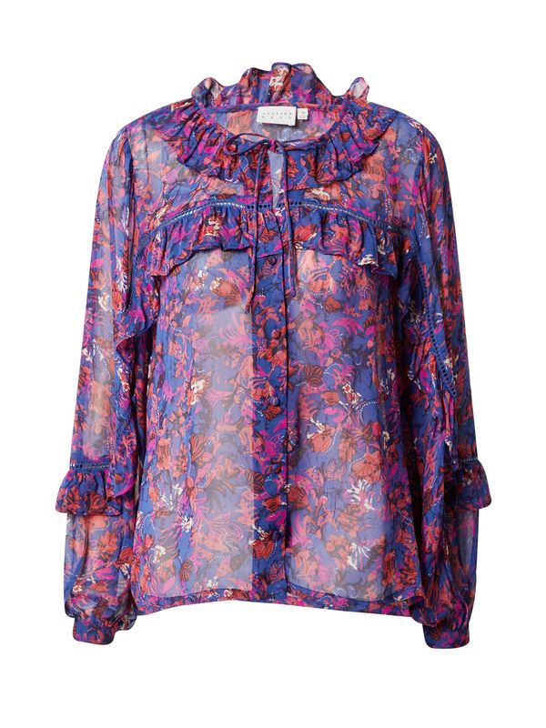Atelier Rêve Atelier Rêve Bluza 'LAURI'  plava / fuksija / crvena / bijela