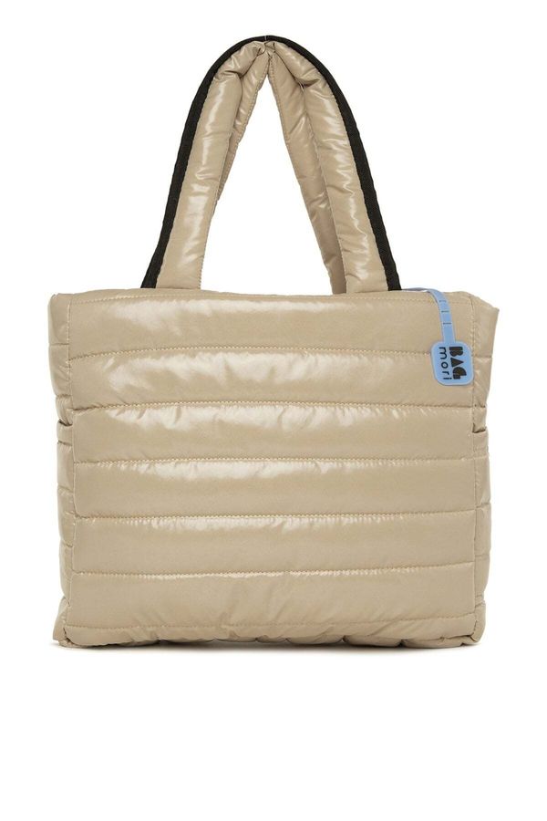 Bagmori Bagmori Shopper torba  tamno bež / crna