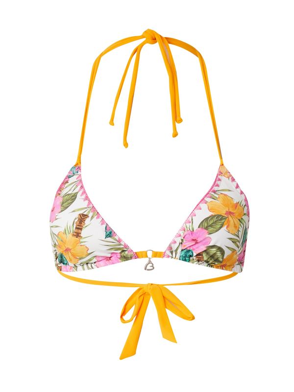 Banana Moon Banana Moon Bikini gornji dio  tamno zelena / narančasta / svijetloroza / bijela