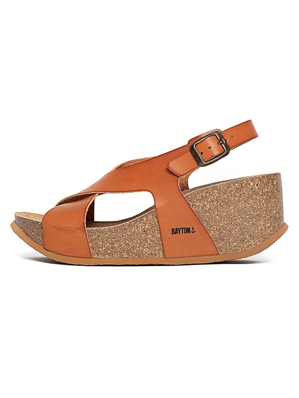 Bayton Bayton Sandale 'Rea'  boja devine dlake (camel) / hrđavo smeđa