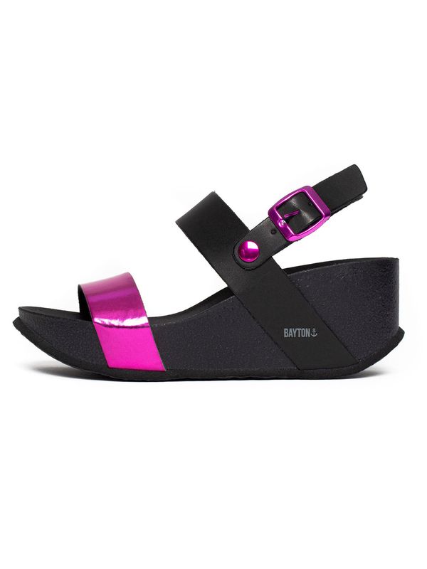 Bayton Bayton Sandale 'Selene'  fuksija / crna