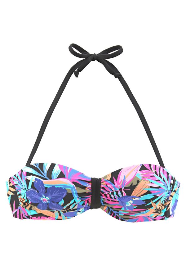 BENCH BENCH Bikini gornji dio 'Pitch'  cijan plava / šljiva / roza / crna