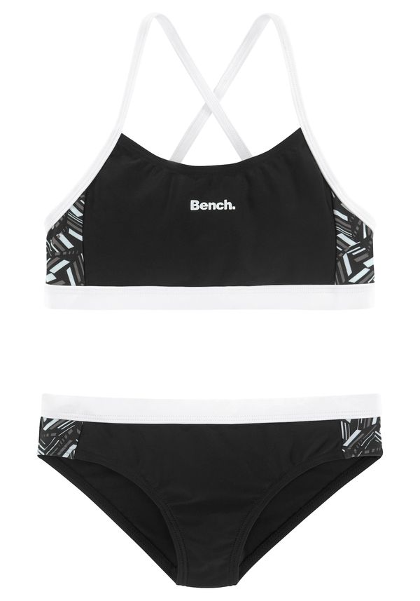 BENCH BENCH Bikini  siva / crna / bijela