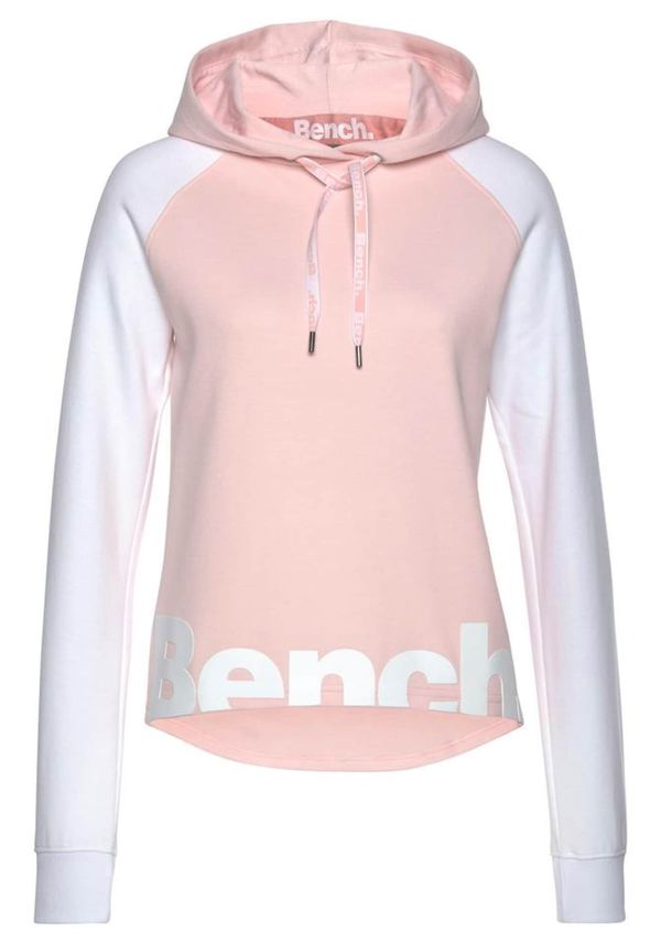 BENCH BENCH Sweater majica  roza / bijela