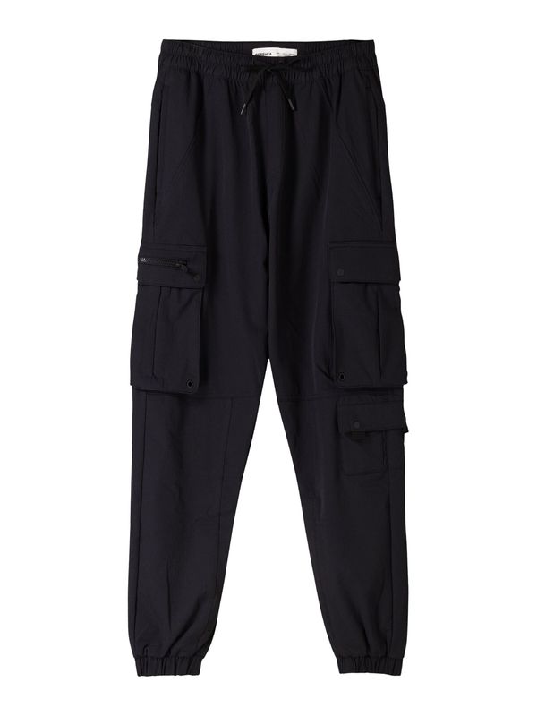 Bershka Bershka Cargo hlače  crna