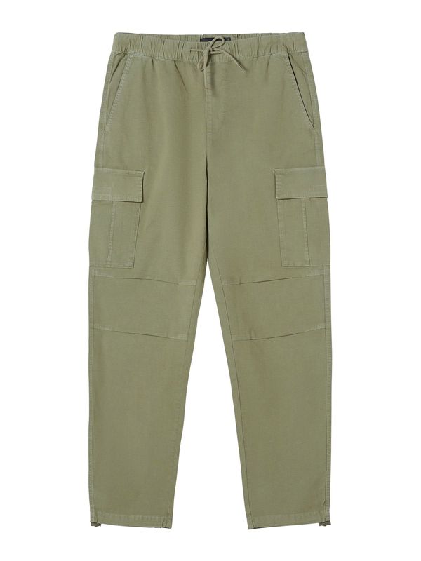 Bershka Bershka Cargo hlače  kaki
