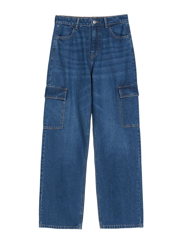 Bershka Bershka Cargo traperice  plava