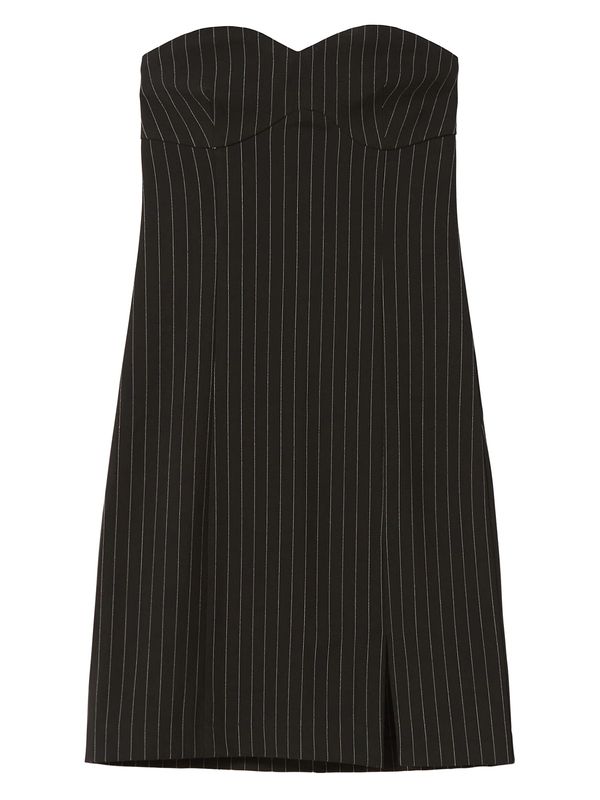 Bershka Bershka Haljina  crna / bijela
