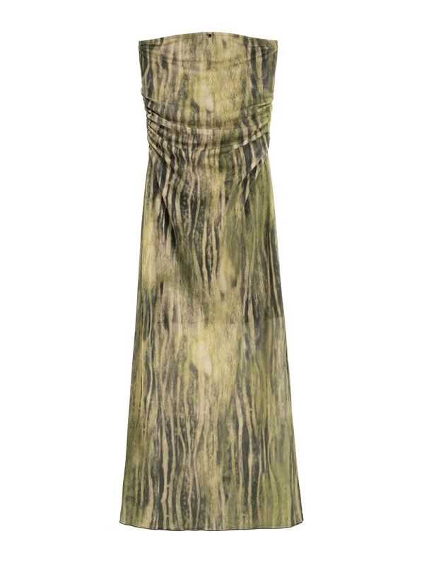 Bershka Bershka Haljina  siva / kaki / tamno zelena / crna