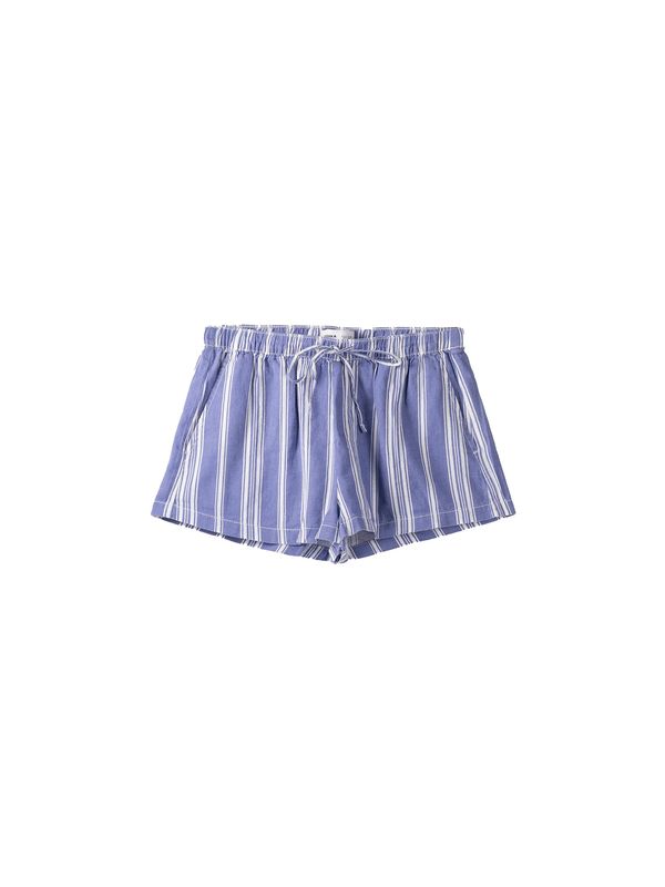 Bershka Bershka Hlače  svijetloplava / prljavo bijela