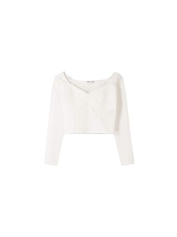 Bershka Bershka Majica  bijela
