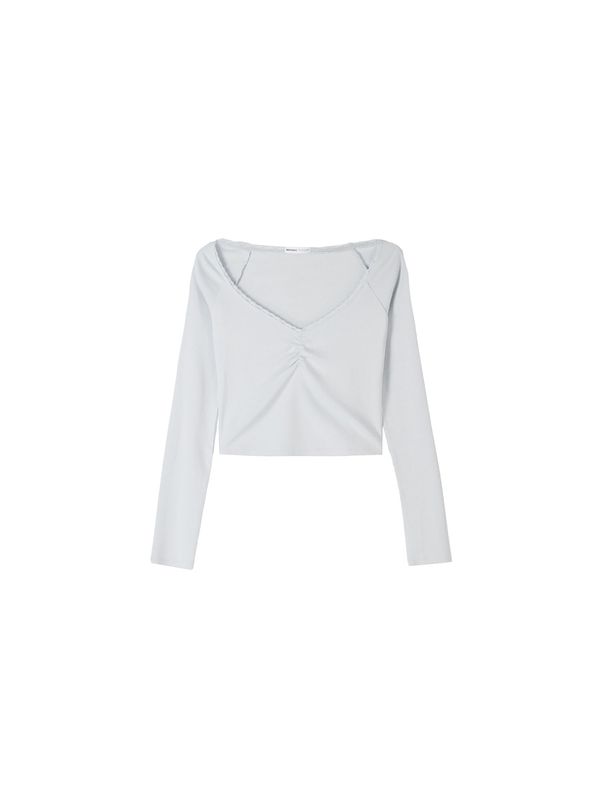 Bershka Bershka Majica  pastelno plava