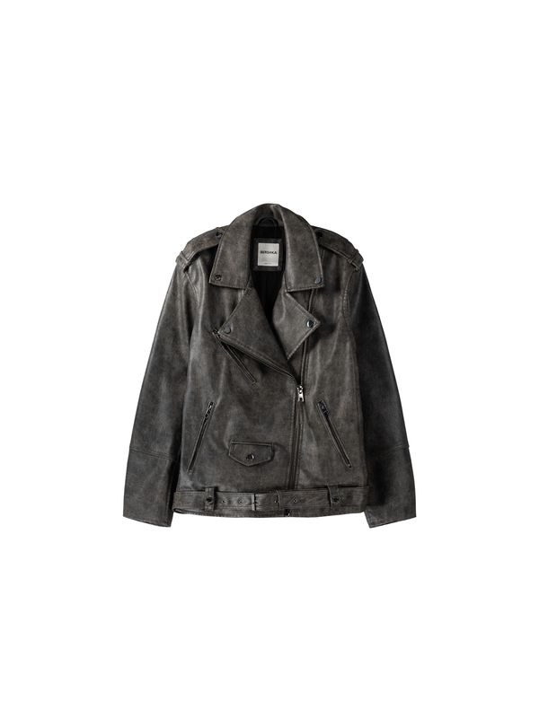 Bershka Bershka Prijelazna jakna  antracit siva