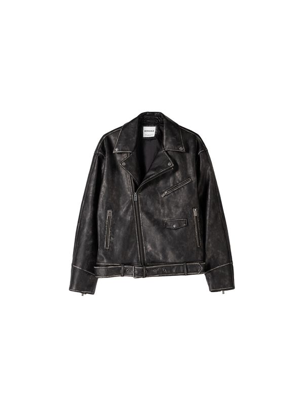 Bershka Bershka Prijelazna jakna  crna