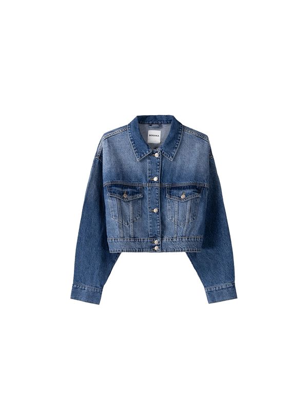 Bershka Bershka Prijelazna jakna  plavi traper