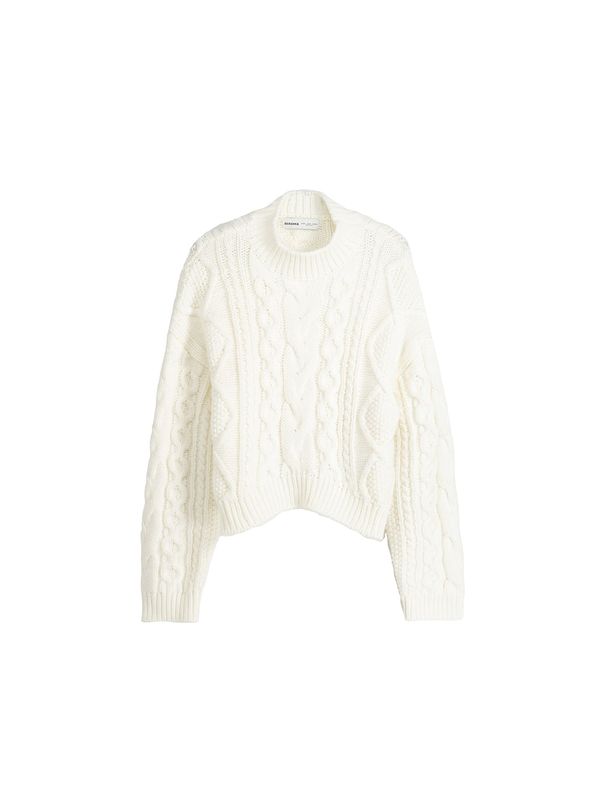 Bershka Bershka Pulover  ecru/prljavo bijela