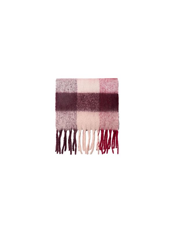 Bershka Bershka Šal  pastelno roza / burgund / karmin crvena