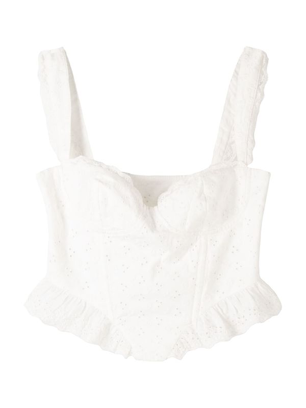 Bershka Bershka Top  prljavo bijela