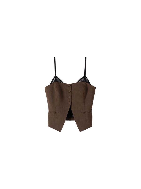 Bershka Bershka Top  smeđa