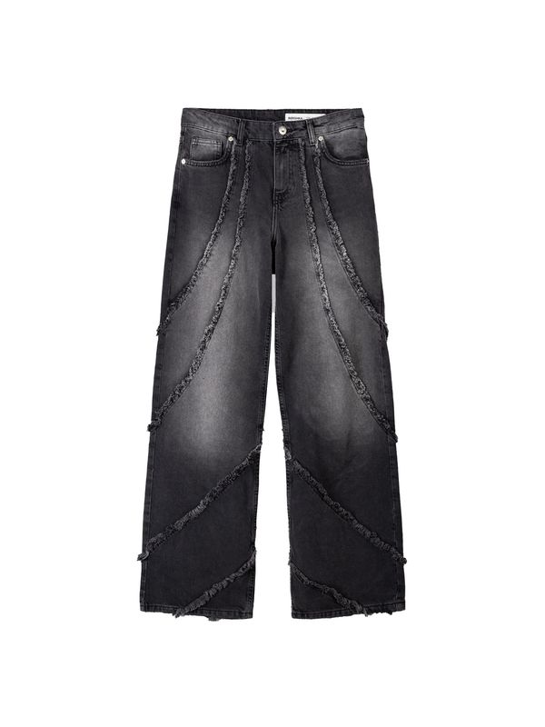 Bershka Bershka Traperice  crni traper