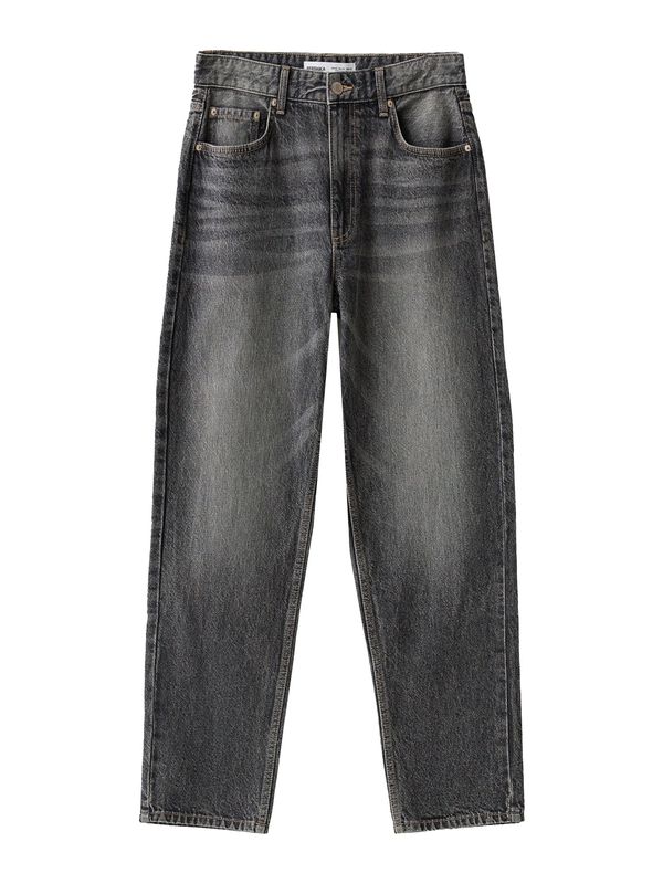 Bershka Bershka Traperice  sivi traper / tamo siva
