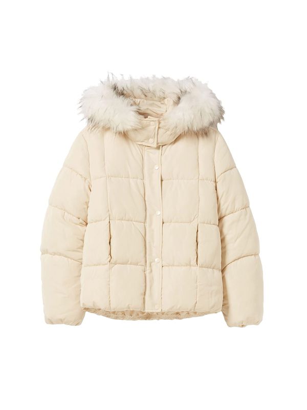 Bershka Bershka Zimska jakna  boja pijeska