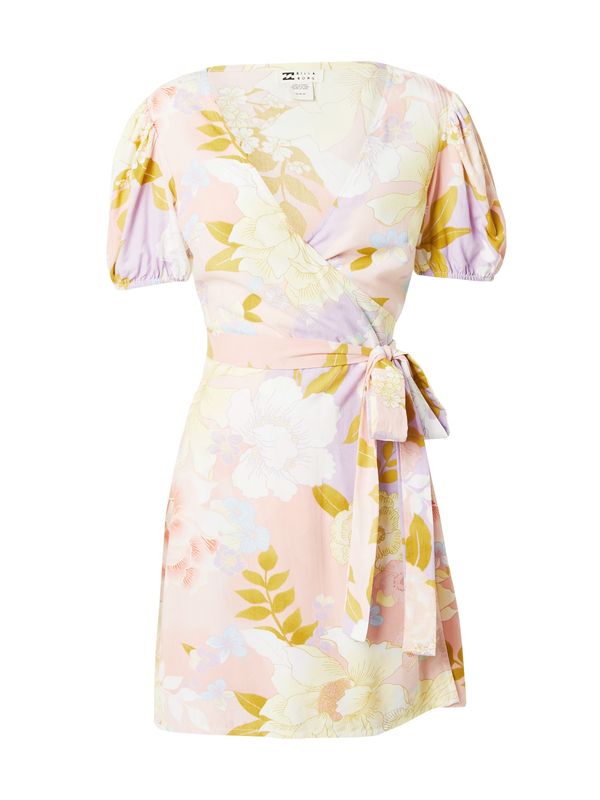 BILLABONG BILLABONG Haljina 'HOT TROPICS'  pastelno žuta / maslinasta / marelica / bijela