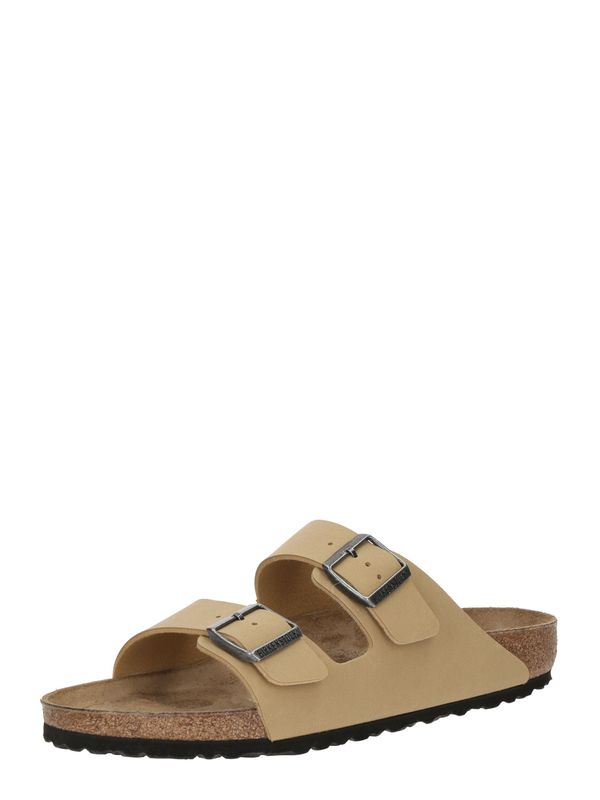 BIRKENSTOCK BIRKENSTOCK Natikače s potpeticom 'Arizona Birkibuc'  boja pijeska