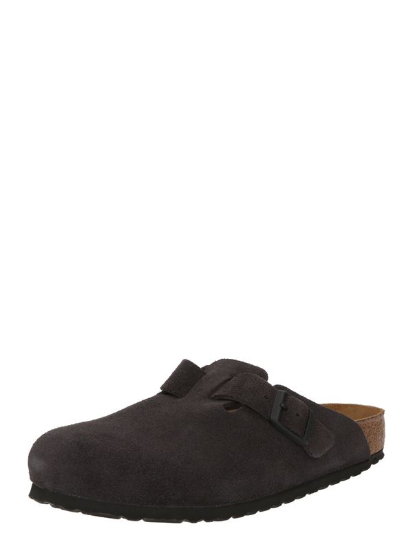 BIRKENSTOCK BIRKENSTOCK Natikače s potpeticom 'Boston'  antracit siva