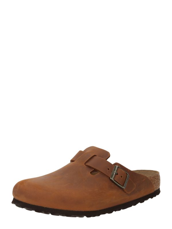 BIRKENSTOCK BIRKENSTOCK Natikače s potpeticom 'Boston LEOI'  konjak