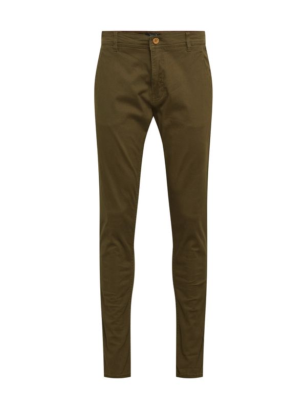 BLEND BLEND Chino hlače  maslinasta
