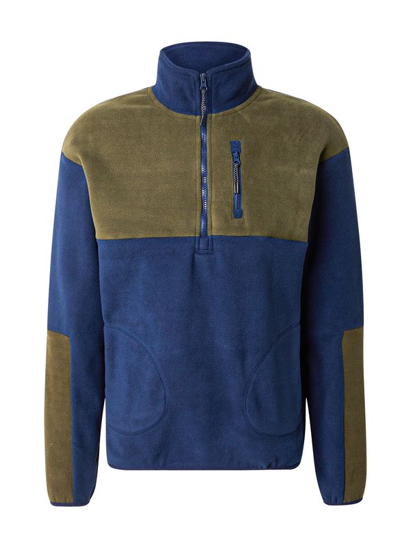 BLEND BLEND Pulover 'BROOKS'  mornarsko plava / maslinasta