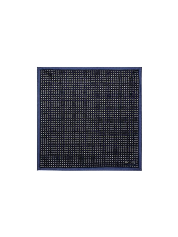 Boggi Milano Boggi Milano Šal 'Polka Dot'  plava / mornarsko plava / tamo siva / bijela