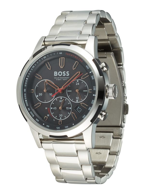 BOSS Black BOSS Black Analogni sat  crna / srebro / bijela