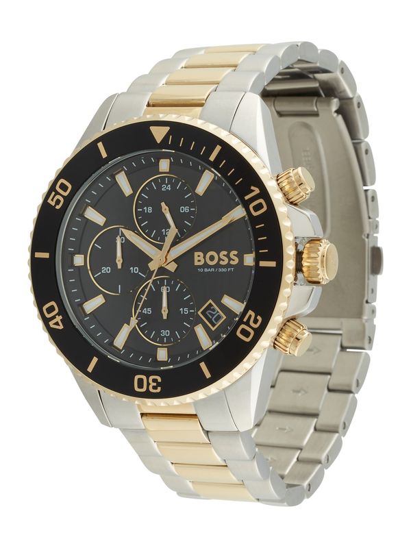 BOSS Black BOSS Black Analogni sat  zlatna / crna / srebro