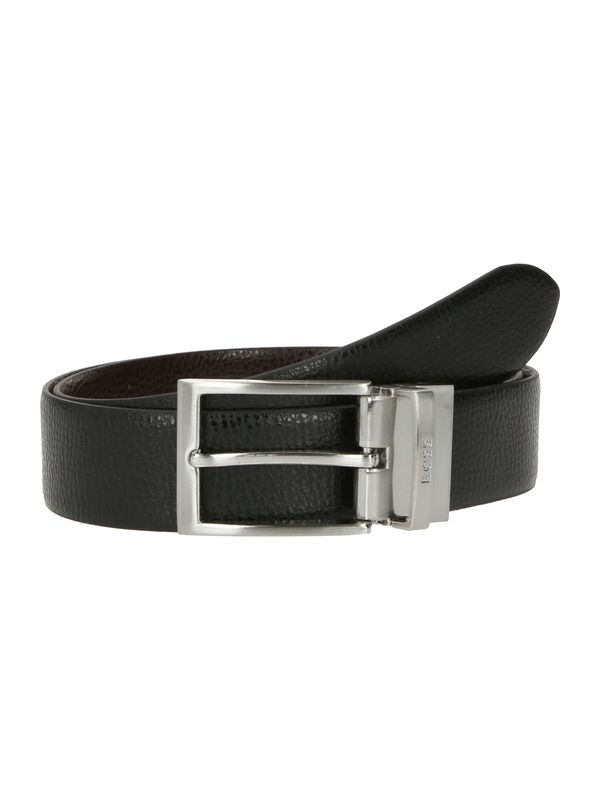 BOSS Black BOSS Black Remen 'Ollie'  smeđa / crna / srebro