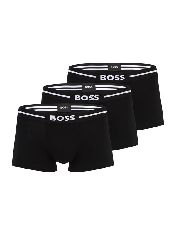 BOSS BOSS Bokserice  crna / bijela