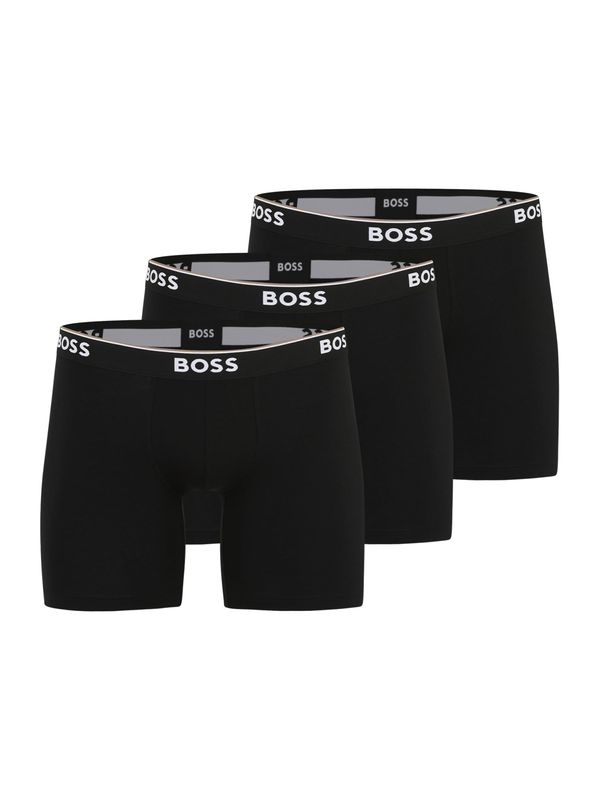 BOSS BOSS Bokserice  crna / bijela