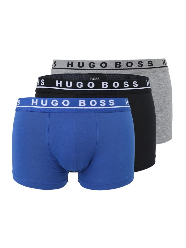 BOSS BOSS Bokserice  plava / siva melange / crna / bijela