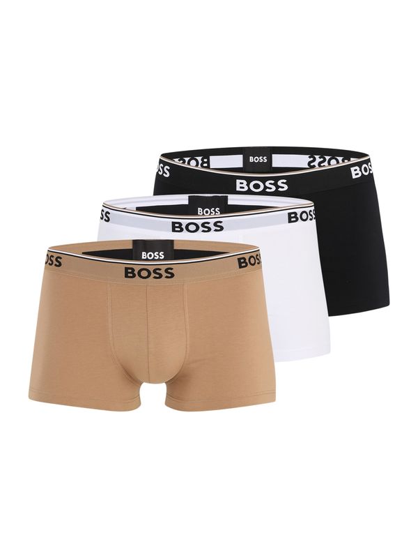 BOSS BOSS Bokserice 'Power'  tamno bež / svijetlosiva / crna / bijela