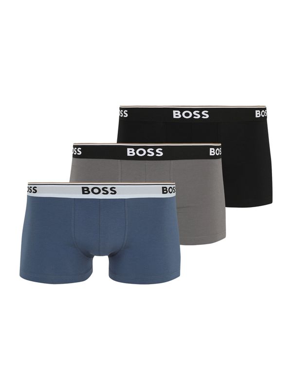 BOSS BOSS Bokserice 'Power'  tamno plava / siva / svijetlosiva / crna