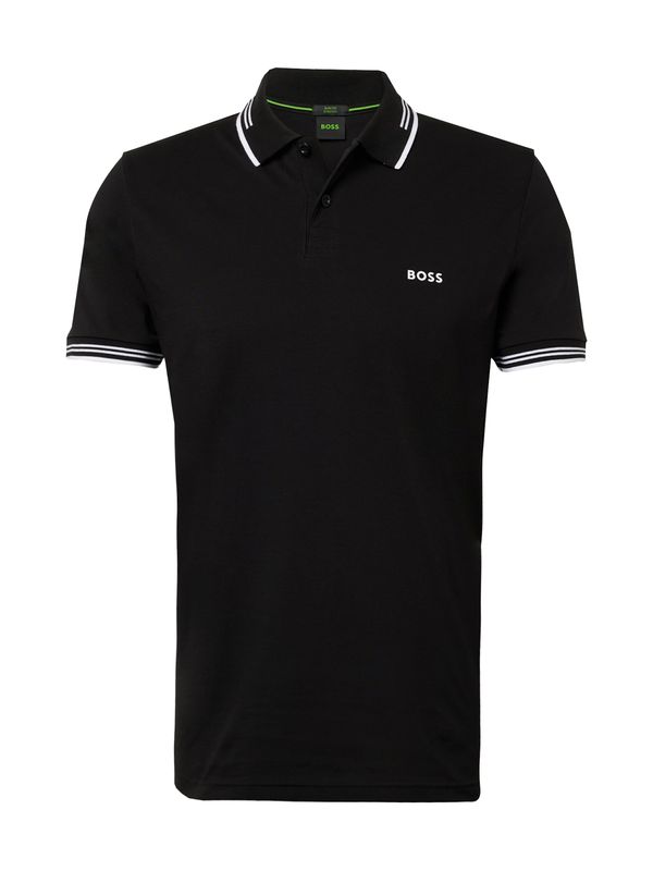 BOSS BOSS Majica 'Paul'  crna / bijela