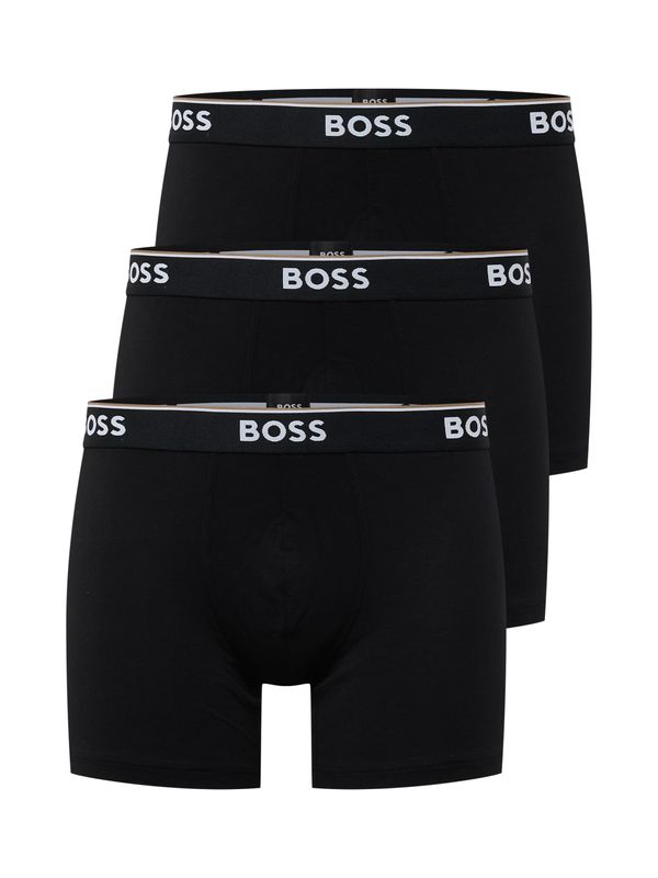 BOSS Orange BOSS Orange Bokserice 'Power'  svijetlosmeđa / crna / bijela