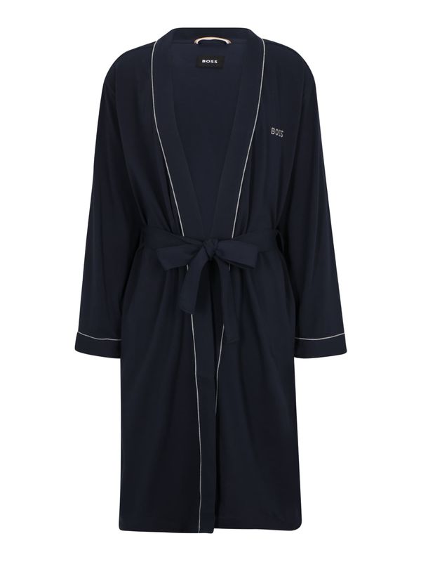 BOSS Orange BOSS Orange Dugi kupaći ogrtač 'Kimono'  noćno plava / siva