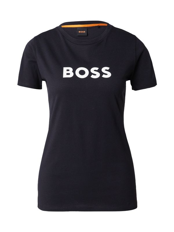 BOSS Orange BOSS Orange Majica 'Elogo 5'  crna / bijela
